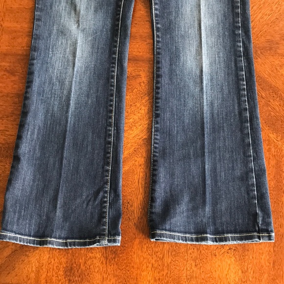 Cache studded slightly boot cut jeans size 10 - Picture 3 of 7